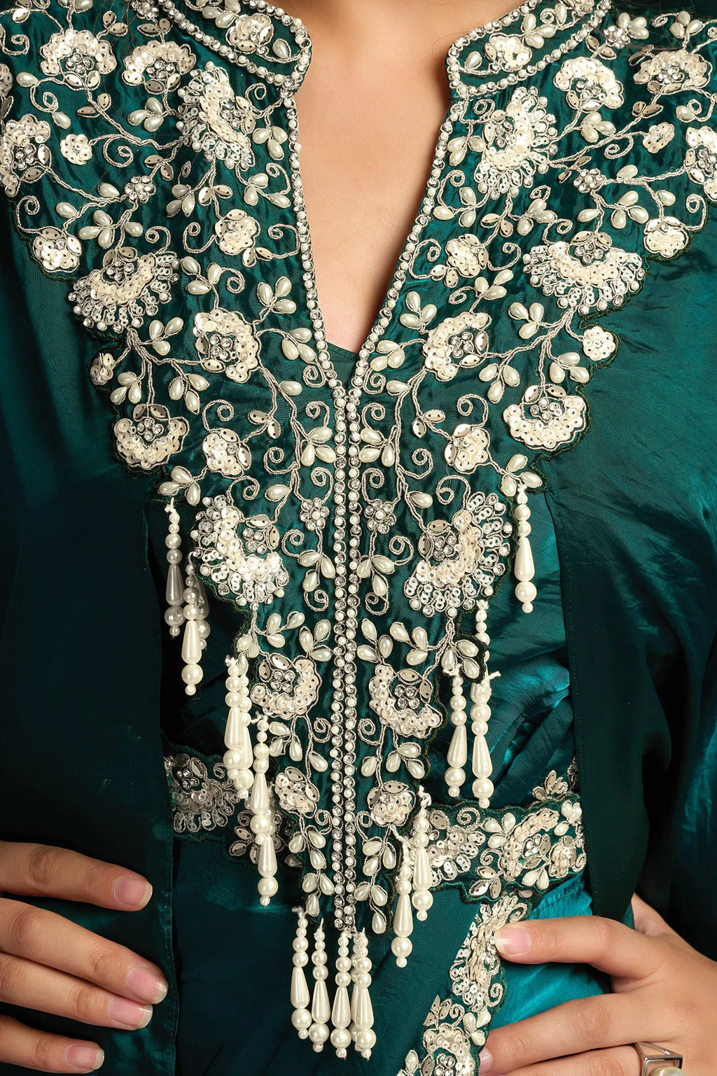 Fulari peacock saree