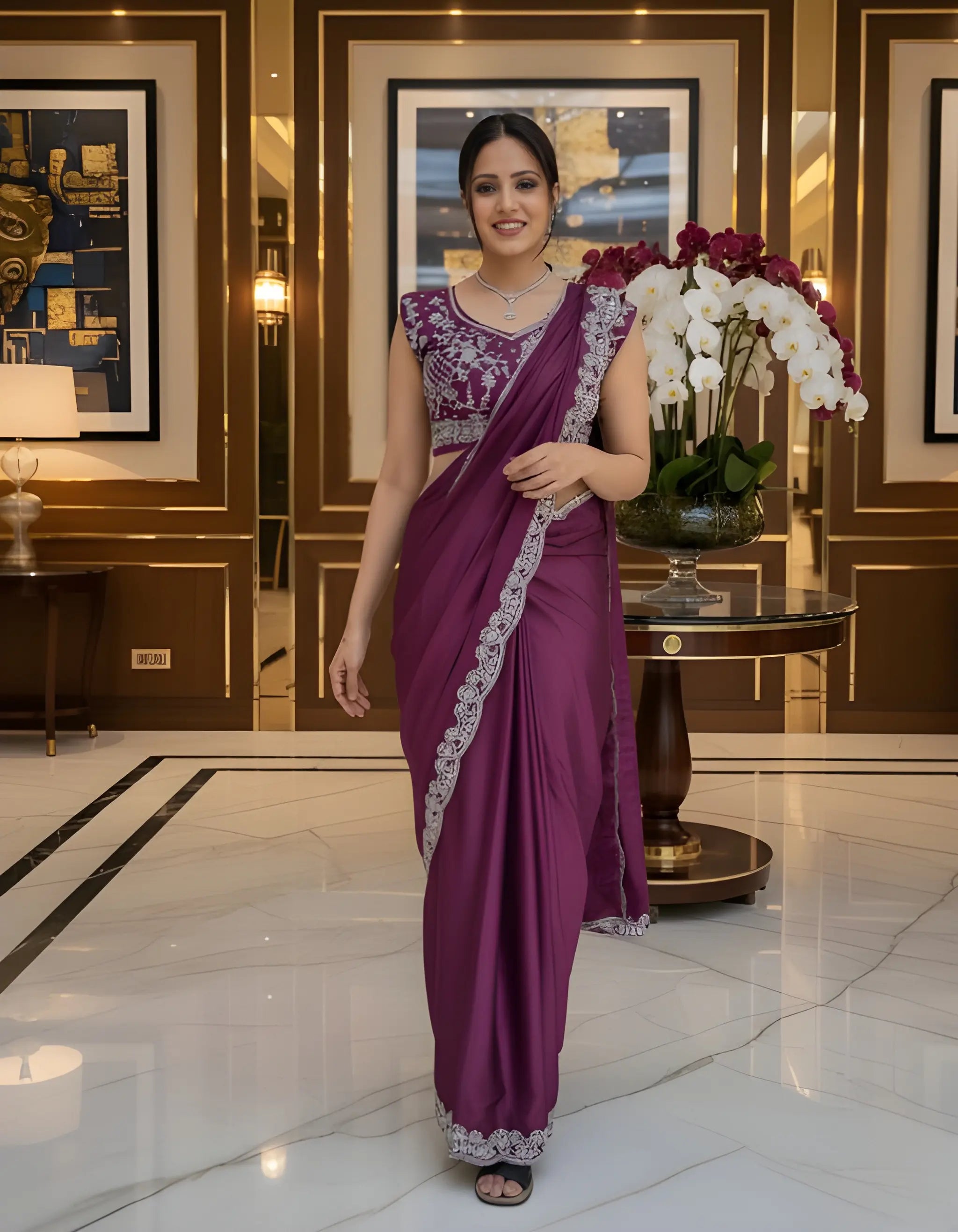 Fulari ready to wear saree for easy draping