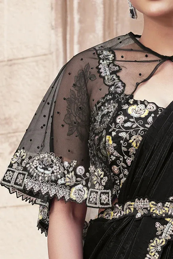 Fulari bold party wear saree
