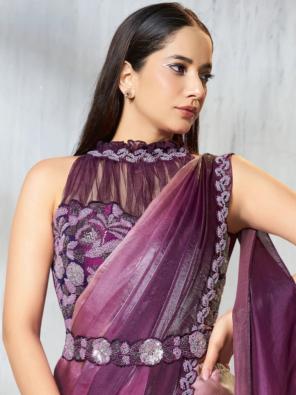 phulari stylish women saree