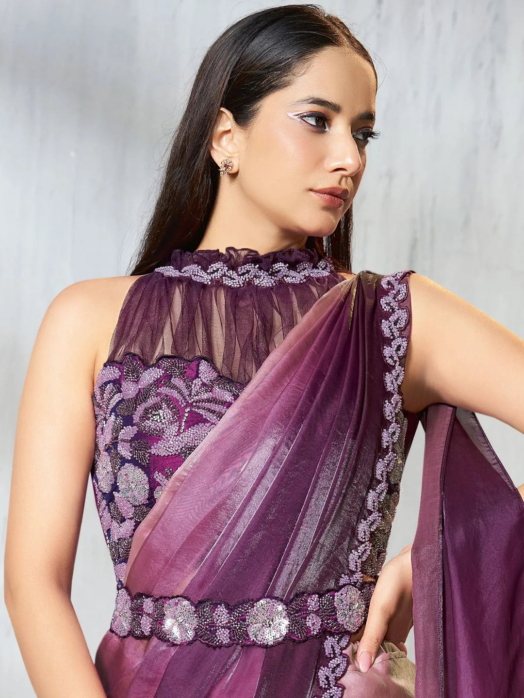 phulari stylish women saree