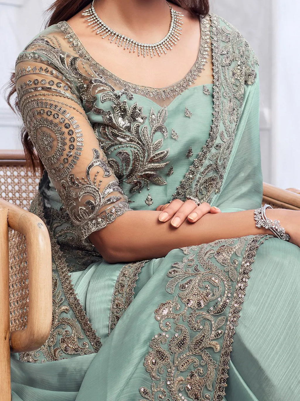stylish and elegance luxury saree