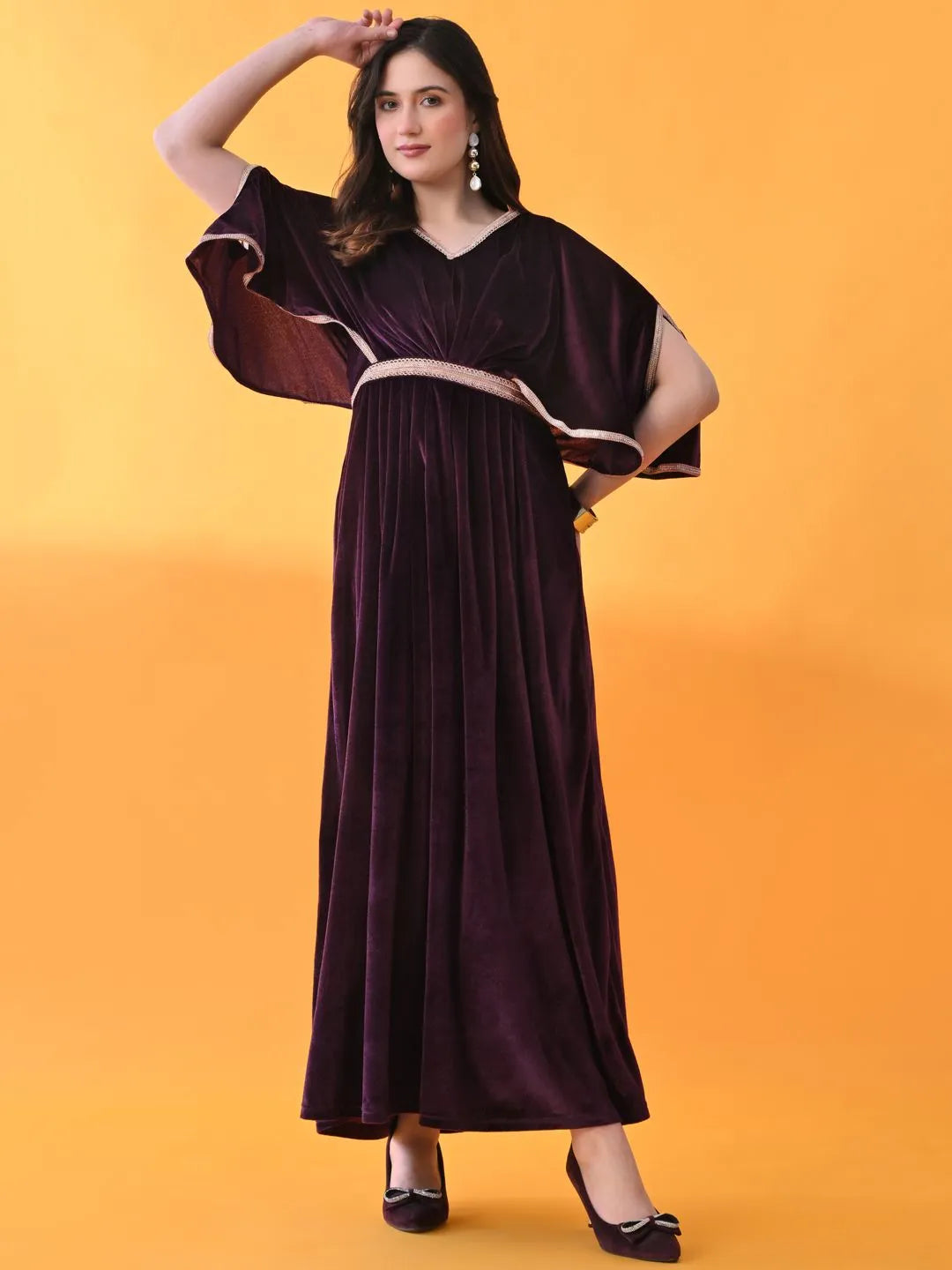 velvet gown by fulari