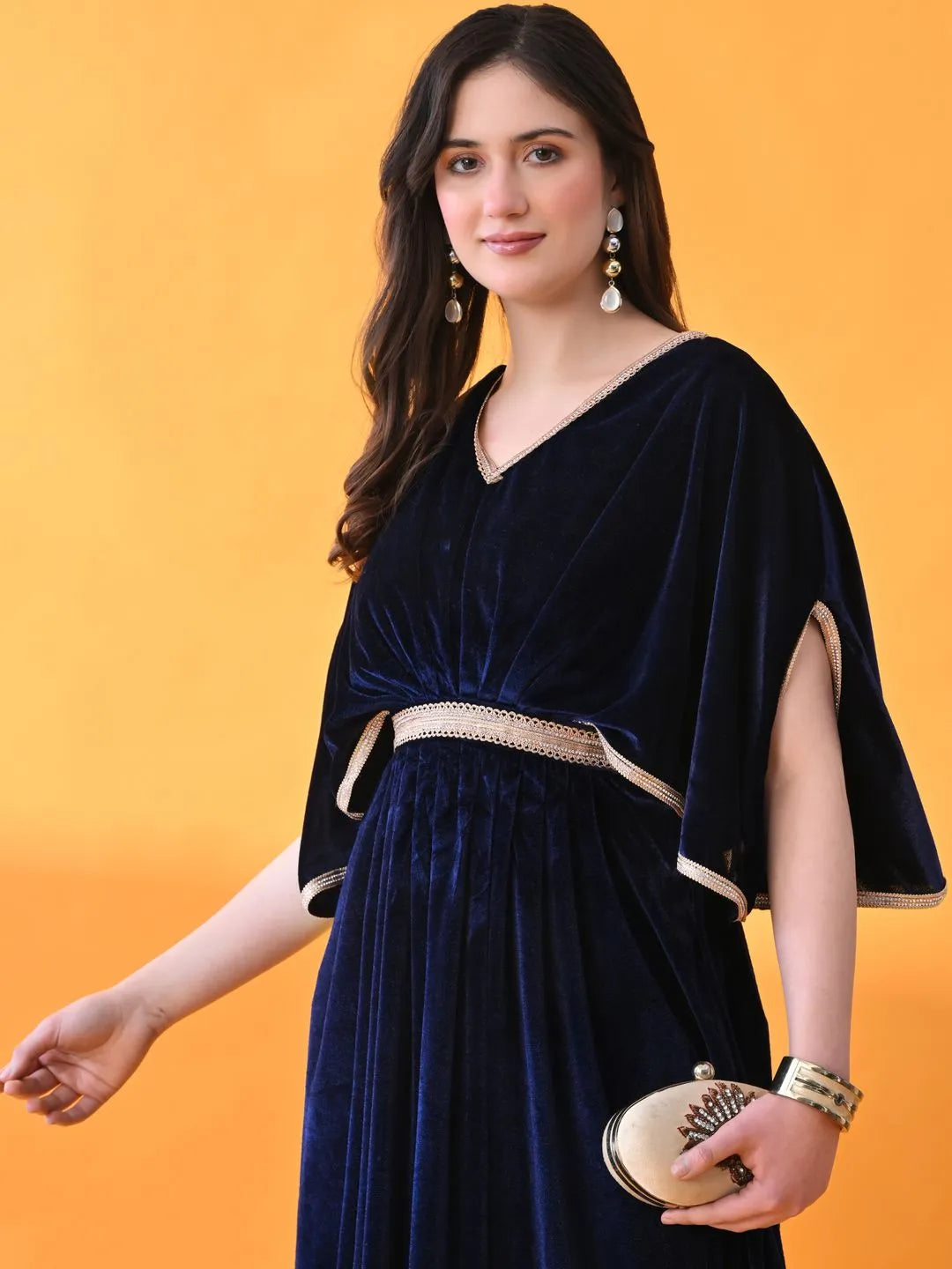 fulari blue party wear dress