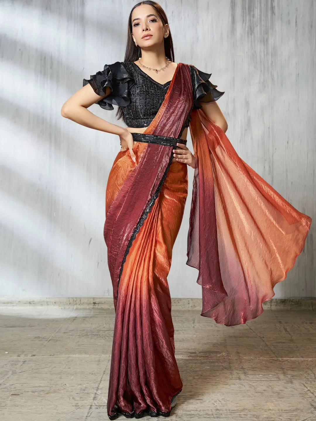 bold saree by fulari